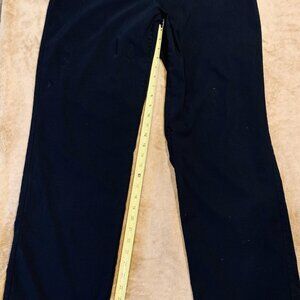 Lane Bryant straight leg black trouser